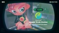 Agent 8 being awarded the Power Egg mem cake upon completing the station.