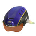 Unused 2D icon for the headgear worn by the player after collecting two Armor pickups.[3]