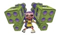An Inkling girl holding Tenta Missiles.