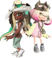 3D art of Pearl and Marina as they appear in-game in Octo Expansion