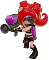 3D artwork of a common Octoling