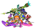 A collection of varied Inklings posing.