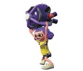 An Inkling girl holding an Ink Storm.