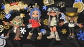 The Coral Wreath in the Splatoon 3 FrostyFest gear. It is second from the right.