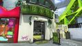 The exterior of Inkopolis Plaza Ammo Knights