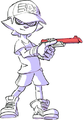 Official art of an Inkling holding the N-ZAP '89.