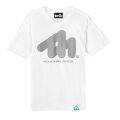Real-life version of the White V-Neck Tee, sold by KOG.