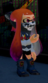A female Inkling wearing the {[PAGENAME}}.