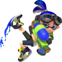 blue haired Inkling boy with goggles