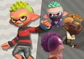 The Annaki Blue Cuff is shown in this promo image for the Splatoon 2 2.0.0 update.