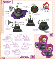 Concept art of the Octotrooper's hovercraft, from The Art of Splatoon