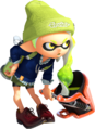 S2 green Inkling girl leaning forward and holding Slosher.png