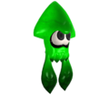 Unofficial render of an Inkling Squid's game model on The Models Resource.