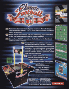 Box artwork for NFL Classic Football.