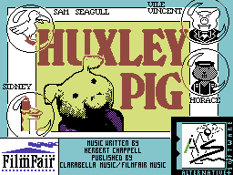 Huxley Pig title screen (Commodore 64).png