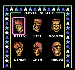 File:Double Dragon NES Mode B Select.png