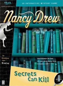 Box artwork for Nancy Drew: Secrets Can Kill.