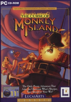 Box artwork for The Curse of Monkey Island.