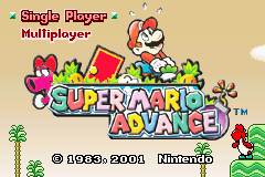 Super Mario Advance title screen extra.png