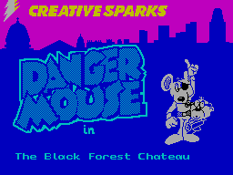 File:Danger Mouse in the Black Forest Chateau title screen (ZX Spectrum).png