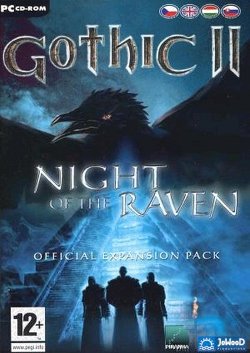 Box artwork for Gothic II: Night of the Raven.
