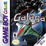 Box artwork for Galaga: Destination Earth.