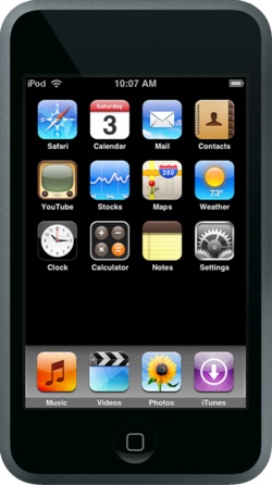 The console image for iPhone / iPod touch.