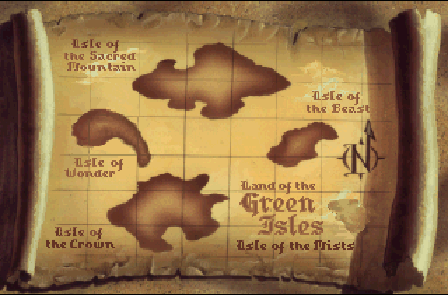 File:KQ6 Magic Map with Isle of the Mists Present.png