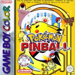 Box artwork for Pokémon Pinball.