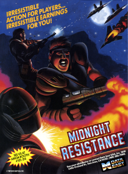 Box artwork for Midnight Resistance.