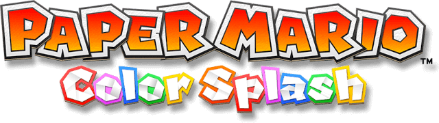 File:Paper Mario Color Splash logo.png