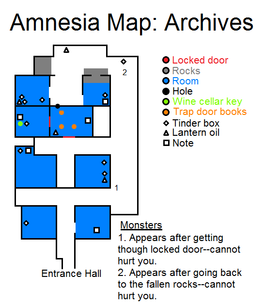 Map of the Archives