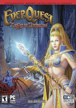 Box artwork for EverQuest: Depths of Darkhollow.