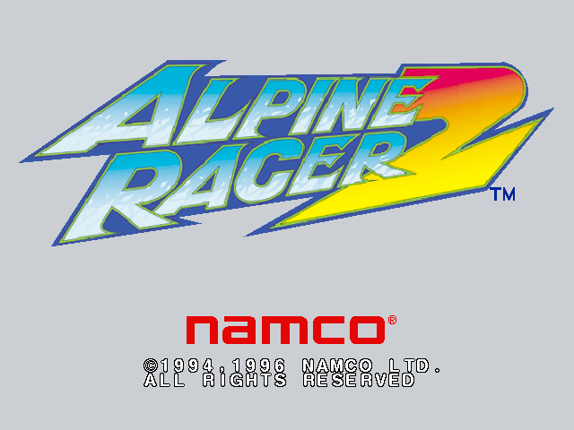 File:Alpine Racer 2 title screen.png