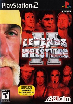 Box artwork for Legends of Wrestling II.