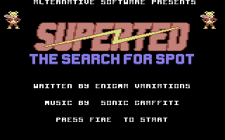 File:SuperTed The Search for Spot title screen (Commodore 64).png