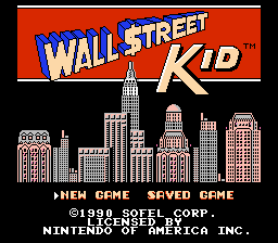 File:Wall Street Kid NES title.png
