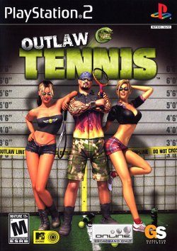 Box artwork for Outlaw Tennis.
