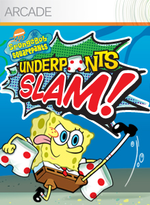 Box artwork for SpongeBob SquarePants: Underpants Slam!.