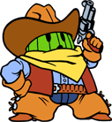 Eyeshield 21 MDP mascot Seibu Wild Gunmen.gif