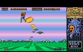 File:Space Harrier DOS screen.png