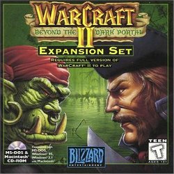 Box artwork for Warcraft II: Beyond the Dark Portal.