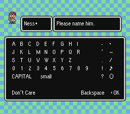 Choose a name for Ness