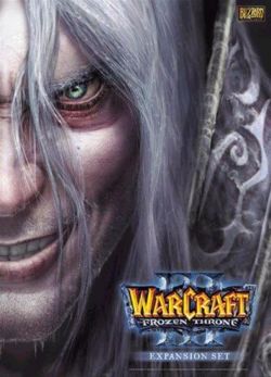 Box artwork for Warcraft III: The Frozen Throne.