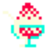 Bubble Bobble item strawberry ice.png