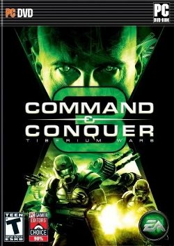 Box artwork for Command & Conquer 3: Tiberium Wars.