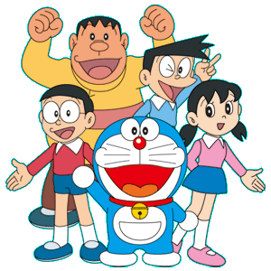 Doraemon and friends.gif