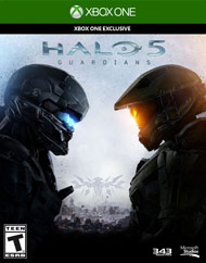 Box artwork for Halo 5: Guardians.