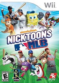 Box artwork for Nicktoons MLB.