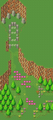 Secret of Mana map Haunted Forest path.png